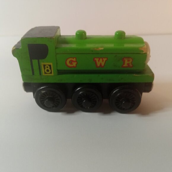 Thomas Wooden Railway Train DUCK Engine #8 Vintage Thomas & Friends Engine Wood - Picture 6 of 7